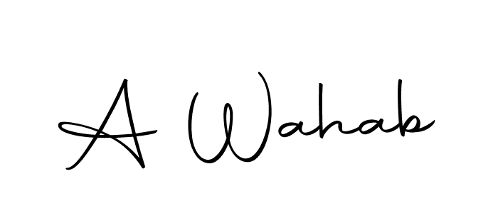 Similarly Autography-DOLnW is the best handwritten signature design. Signature creator online .You can use it as an online autograph creator for name A Wahab. A Wahab signature style 10 images and pictures png