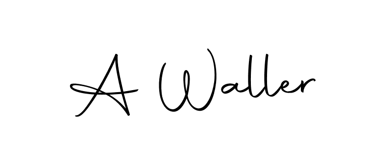 The best way (Autography-DOLnW) to make a short signature is to pick only two or three words in your name. The name A Waller include a total of six letters. For converting this name. A Waller signature style 10 images and pictures png