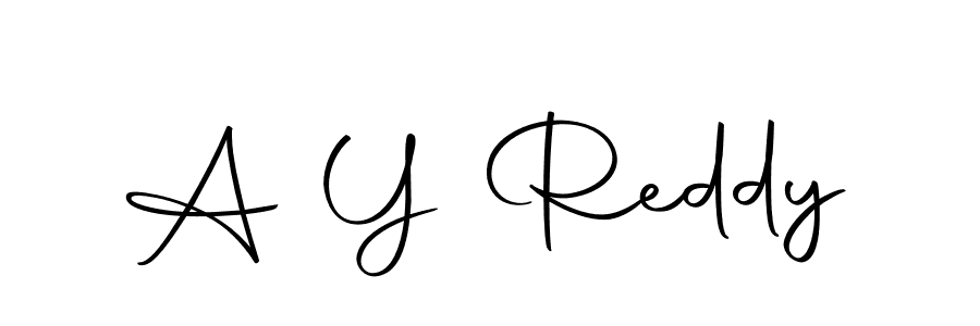 Also we have A Y Reddy name is the best signature style. Create professional handwritten signature collection using Autography-DOLnW autograph style. A Y Reddy signature style 10 images and pictures png