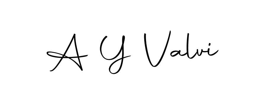 How to make A Y Valvi signature? Autography-DOLnW is a professional autograph style. Create handwritten signature for A Y Valvi name. A Y Valvi signature style 10 images and pictures png
