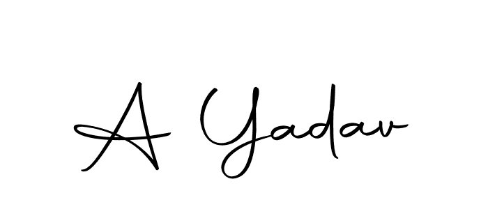 Here are the top 10 professional signature styles for the name A Yadav. These are the best autograph styles you can use for your name. A Yadav signature style 10 images and pictures png