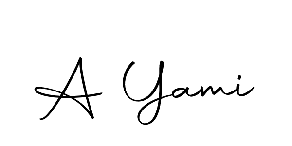 Make a beautiful signature design for name A Yami. With this signature (Autography-DOLnW) style, you can create a handwritten signature for free. A Yami signature style 10 images and pictures png