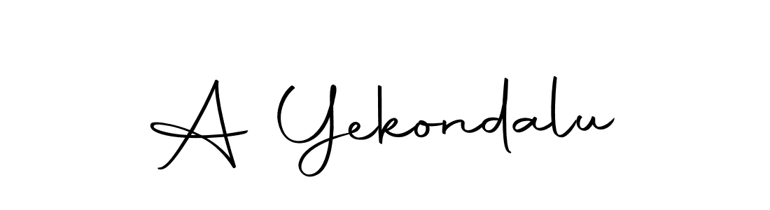 Similarly Autography-DOLnW is the best handwritten signature design. Signature creator online .You can use it as an online autograph creator for name A Yekondalu. A Yekondalu signature style 10 images and pictures png