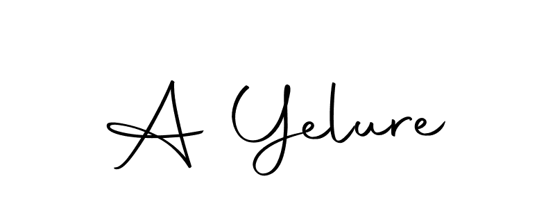 Also we have A Yelure name is the best signature style. Create professional handwritten signature collection using Autography-DOLnW autograph style. A Yelure signature style 10 images and pictures png