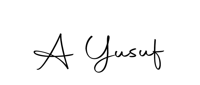 Here are the top 10 professional signature styles for the name A Yusuf. These are the best autograph styles you can use for your name. A Yusuf signature style 10 images and pictures png