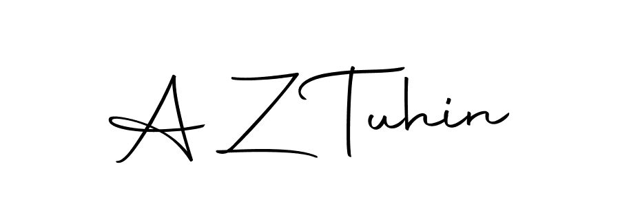 Also we have A Z Tuhin name is the best signature style. Create professional handwritten signature collection using Autography-DOLnW autograph style. A Z Tuhin signature style 10 images and pictures png