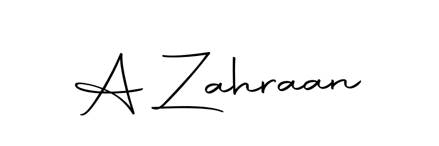 You can use this online signature creator to create a handwritten signature for the name A Zahraan. This is the best online autograph maker. A Zahraan signature style 10 images and pictures png