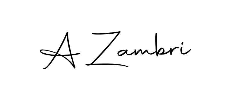 Also we have A Zambri name is the best signature style. Create professional handwritten signature collection using Autography-DOLnW autograph style. A Zambri signature style 10 images and pictures png