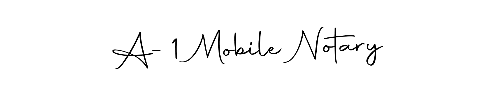 Best and Professional Signature Style for A-1 Mobile Notary. Autography-DOLnW Best Signature Style Collection. A-1 Mobile Notary signature style 10 images and pictures png
