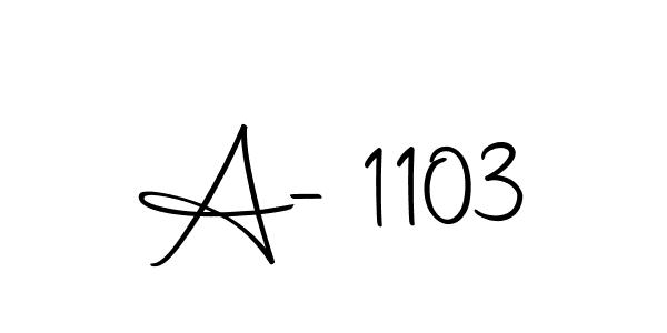 Use a signature maker to create a handwritten signature online. With this signature software, you can design (Autography-DOLnW) your own signature for name A-1103. A-1103 signature style 10 images and pictures png