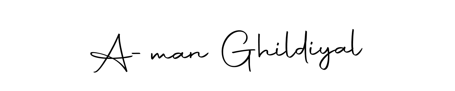 if you are searching for the best signature style for your name A-man Ghildiyal. so please give up your signature search. here we have designed multiple signature styles  using Autography-DOLnW. A-man Ghildiyal signature style 10 images and pictures png