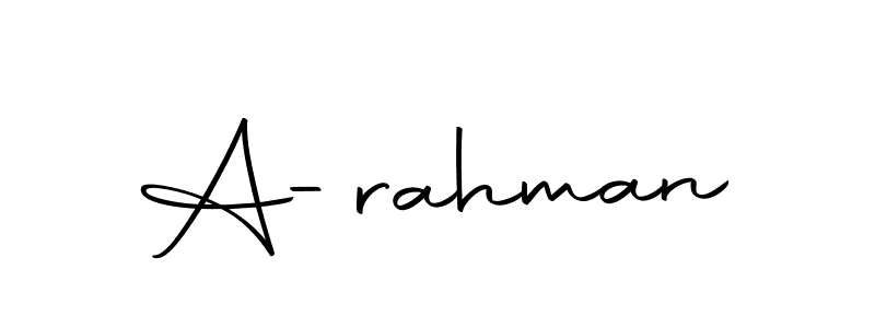 How to make A-rahman signature? Autography-DOLnW is a professional autograph style. Create handwritten signature for A-rahman name. A-rahman signature style 10 images and pictures png