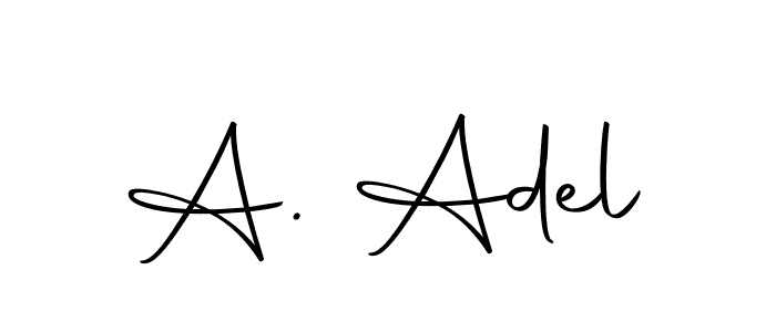 Autography-DOLnW is a professional signature style that is perfect for those who want to add a touch of class to their signature. It is also a great choice for those who want to make their signature more unique. Get A. Adel name to fancy signature for free. A. Adel signature style 10 images and pictures png