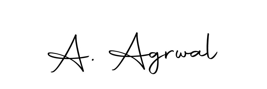 Use a signature maker to create a handwritten signature online. With this signature software, you can design (Autography-DOLnW) your own signature for name A. Agrwal. A. Agrwal signature style 10 images and pictures png