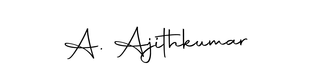 Make a beautiful signature design for name A. Ajithkumar. Use this online signature maker to create a handwritten signature for free. A. Ajithkumar signature style 10 images and pictures png