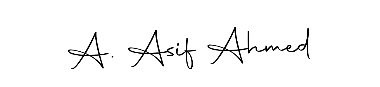 How to make A. Asif Ahmed name signature. Use Autography-DOLnW style for creating short signs online. This is the latest handwritten sign. A. Asif Ahmed signature style 10 images and pictures png