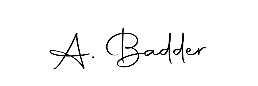 See photos of A. Badder official signature by Spectra . Check more albums & portfolios. Read reviews & check more about Autography-DOLnW font. A. Badder signature style 10 images and pictures png