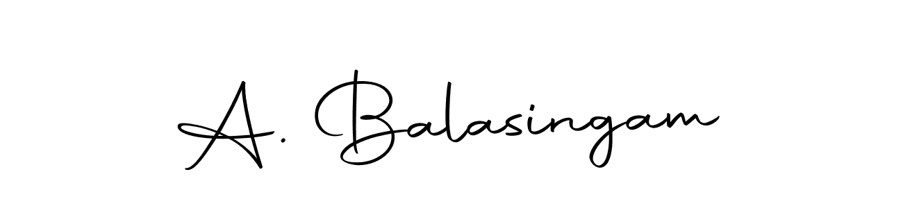 You should practise on your own different ways (Autography-DOLnW) to write your name (A. Balasingam) in signature. don't let someone else do it for you. A. Balasingam signature style 10 images and pictures png