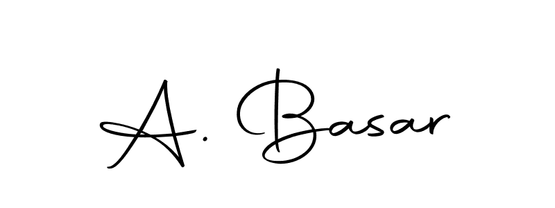 You should practise on your own different ways (Autography-DOLnW) to write your name (A. Basar) in signature. don't let someone else do it for you. A. Basar signature style 10 images and pictures png