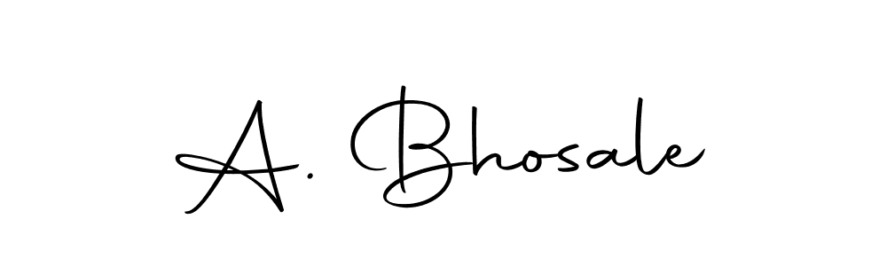 How to make A. Bhosale signature? Autography-DOLnW is a professional autograph style. Create handwritten signature for A. Bhosale name. A. Bhosale signature style 10 images and pictures png