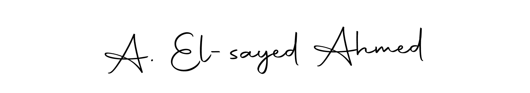 How to Draw A. El-sayed Ahmed signature style? Autography-DOLnW is a latest design signature styles for name A. El-sayed Ahmed. A. El-sayed Ahmed signature style 10 images and pictures png