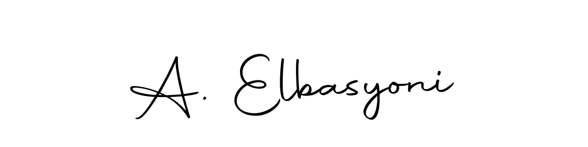 Use a signature maker to create a handwritten signature online. With this signature software, you can design (Autography-DOLnW) your own signature for name A. Elbasyoni. A. Elbasyoni signature style 10 images and pictures png