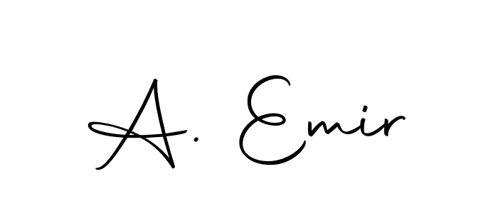 Here are the top 10 professional signature styles for the name A. Emir. These are the best autograph styles you can use for your name. A. Emir signature style 10 images and pictures png