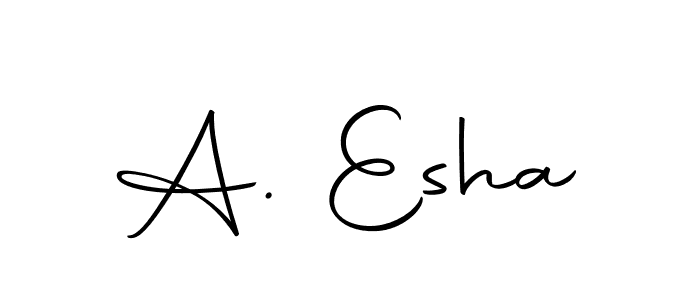 You should practise on your own different ways (Autography-DOLnW) to write your name (A. Esha) in signature. don't let someone else do it for you. A. Esha signature style 10 images and pictures png