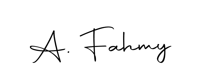 It looks lik you need a new signature style for name A. Fahmy. Design unique handwritten (Autography-DOLnW) signature with our free signature maker in just a few clicks. A. Fahmy signature style 10 images and pictures png