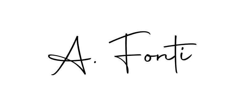 This is the best signature style for the A. Fonti name. Also you like these signature font (Autography-DOLnW). Mix name signature. A. Fonti signature style 10 images and pictures png