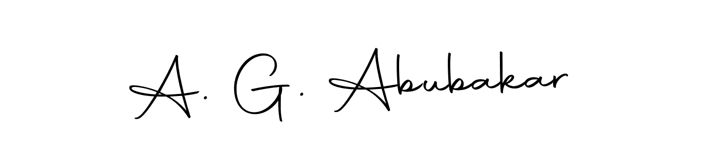 Autography-DOLnW is a professional signature style that is perfect for those who want to add a touch of class to their signature. It is also a great choice for those who want to make their signature more unique. Get A. G. Abubakar name to fancy signature for free. A. G. Abubakar signature style 10 images and pictures png