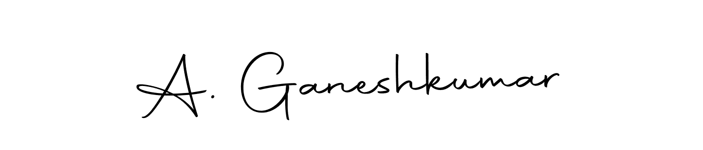 Make a beautiful signature design for name A. Ganeshkumar. Use this online signature maker to create a handwritten signature for free. A. Ganeshkumar signature style 10 images and pictures png