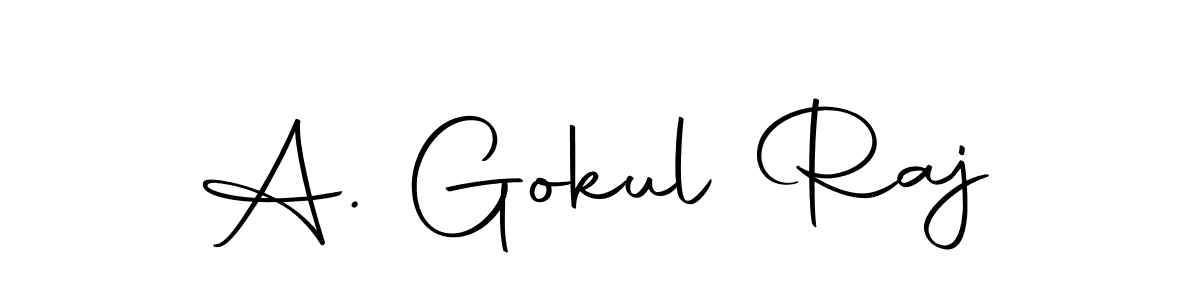 Make a beautiful signature design for name A. Gokul Raj. Use this online signature maker to create a handwritten signature for free. A. Gokul Raj signature style 10 images and pictures png