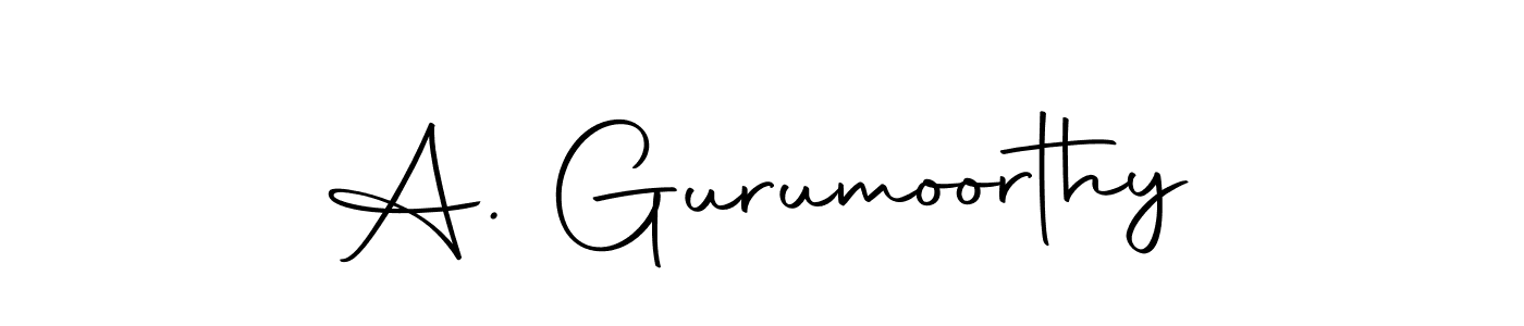 Also we have A. Gurumoorthy name is the best signature style. Create professional handwritten signature collection using Autography-DOLnW autograph style. A. Gurumoorthy signature style 10 images and pictures png
