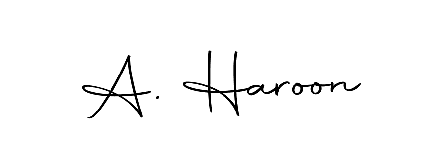 Similarly Autography-DOLnW is the best handwritten signature design. Signature creator online .You can use it as an online autograph creator for name A. Haroon. A. Haroon signature style 10 images and pictures png