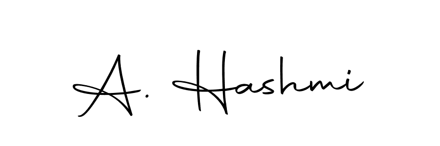 How to make A. Hashmi name signature. Use Autography-DOLnW style for creating short signs online. This is the latest handwritten sign. A. Hashmi signature style 10 images and pictures png