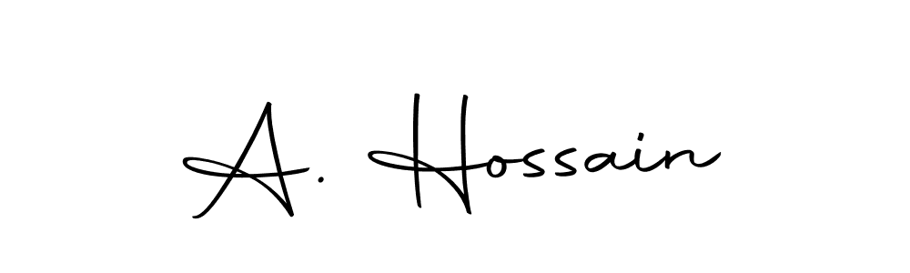 Also we have A. Hossain name is the best signature style. Create professional handwritten signature collection using Autography-DOLnW autograph style. A. Hossain signature style 10 images and pictures png