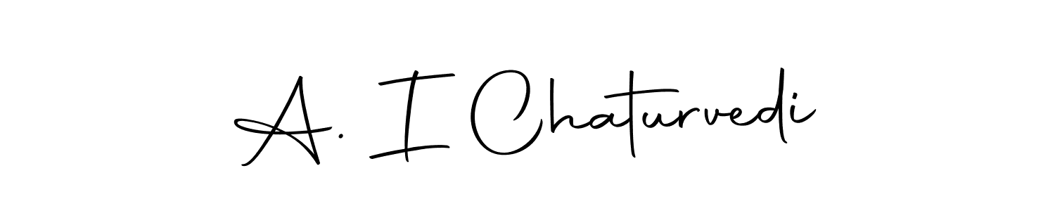 Create a beautiful signature design for name A. I Chaturvedi. With this signature (Autography-DOLnW) fonts, you can make a handwritten signature for free. A. I Chaturvedi signature style 10 images and pictures png