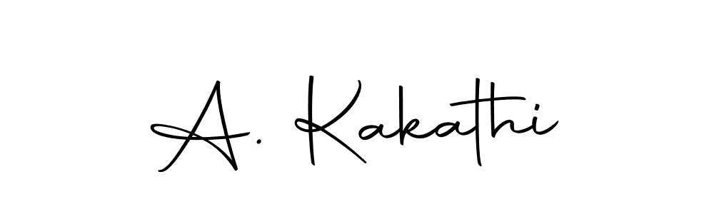 if you are searching for the best signature style for your name A. Kakathi. so please give up your signature search. here we have designed multiple signature styles  using Autography-DOLnW. A. Kakathi signature style 10 images and pictures png