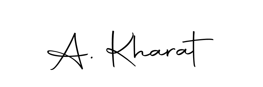 Make a beautiful signature design for name A. Kharat. Use this online signature maker to create a handwritten signature for free. A. Kharat signature style 10 images and pictures png