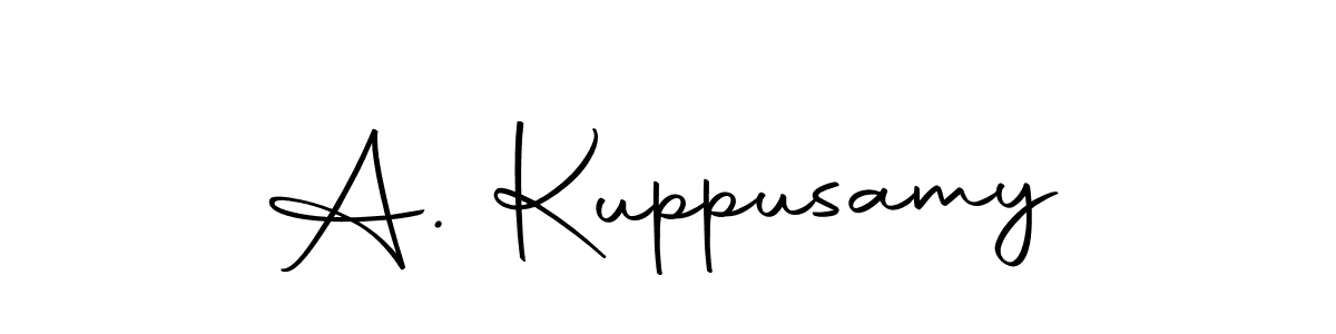 You can use this online signature creator to create a handwritten signature for the name A. Kuppusamy. This is the best online autograph maker. A. Kuppusamy signature style 10 images and pictures png