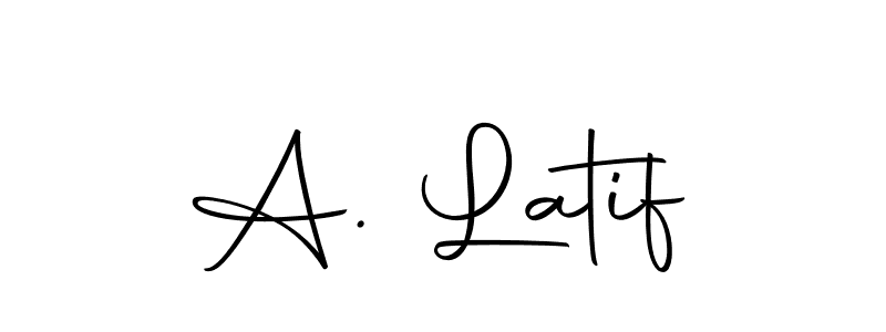 How to Draw A. Latif signature style? Autography-DOLnW is a latest design signature styles for name A. Latif. A. Latif signature style 10 images and pictures png
