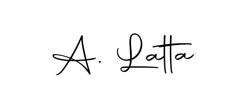 if you are searching for the best signature style for your name A. Latta. so please give up your signature search. here we have designed multiple signature styles  using Autography-DOLnW. A. Latta signature style 10 images and pictures png