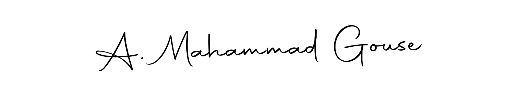 You can use this online signature creator to create a handwritten signature for the name A. Mahammad Gouse. This is the best online autograph maker. A. Mahammad Gouse signature style 10 images and pictures png