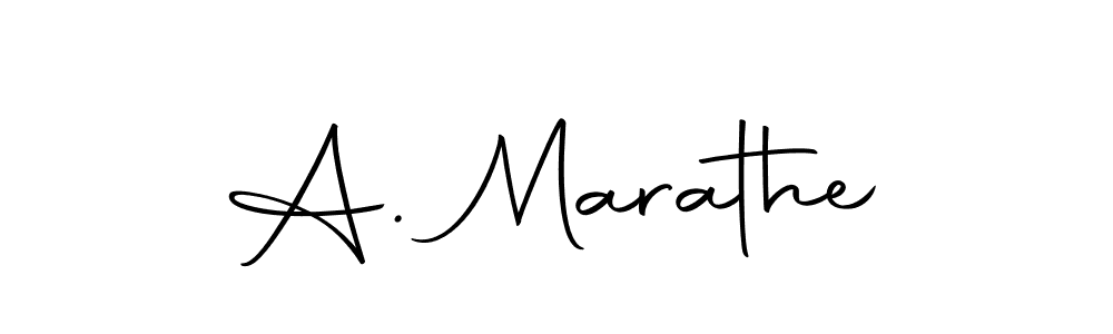 Use a signature maker to create a handwritten signature online. With this signature software, you can design (Autography-DOLnW) your own signature for name A. Marathe. A. Marathe signature style 10 images and pictures png