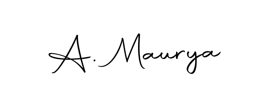 The best way (Autography-DOLnW) to make a short signature is to pick only two or three words in your name. The name A. Maurya include a total of six letters. For converting this name. A. Maurya signature style 10 images and pictures png