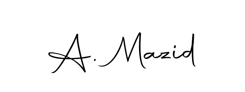 Autography-DOLnW is a professional signature style that is perfect for those who want to add a touch of class to their signature. It is also a great choice for those who want to make their signature more unique. Get A. Mazid name to fancy signature for free. A. Mazid signature style 10 images and pictures png