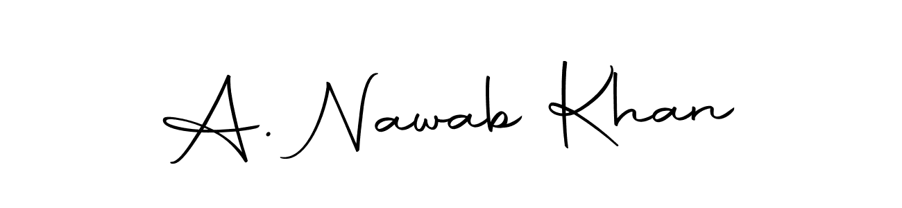 How to Draw A. Nawab Khan signature style? Autography-DOLnW is a latest design signature styles for name A. Nawab Khan. A. Nawab Khan signature style 10 images and pictures png