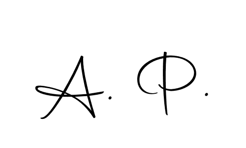 Create a beautiful signature design for name A. P.. With this signature (Autography-DOLnW) fonts, you can make a handwritten signature for free. A. P. signature style 10 images and pictures png