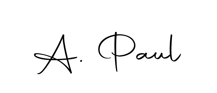 Make a beautiful signature design for name A. Paul. With this signature (Autography-DOLnW) style, you can create a handwritten signature for free. A. Paul signature style 10 images and pictures png